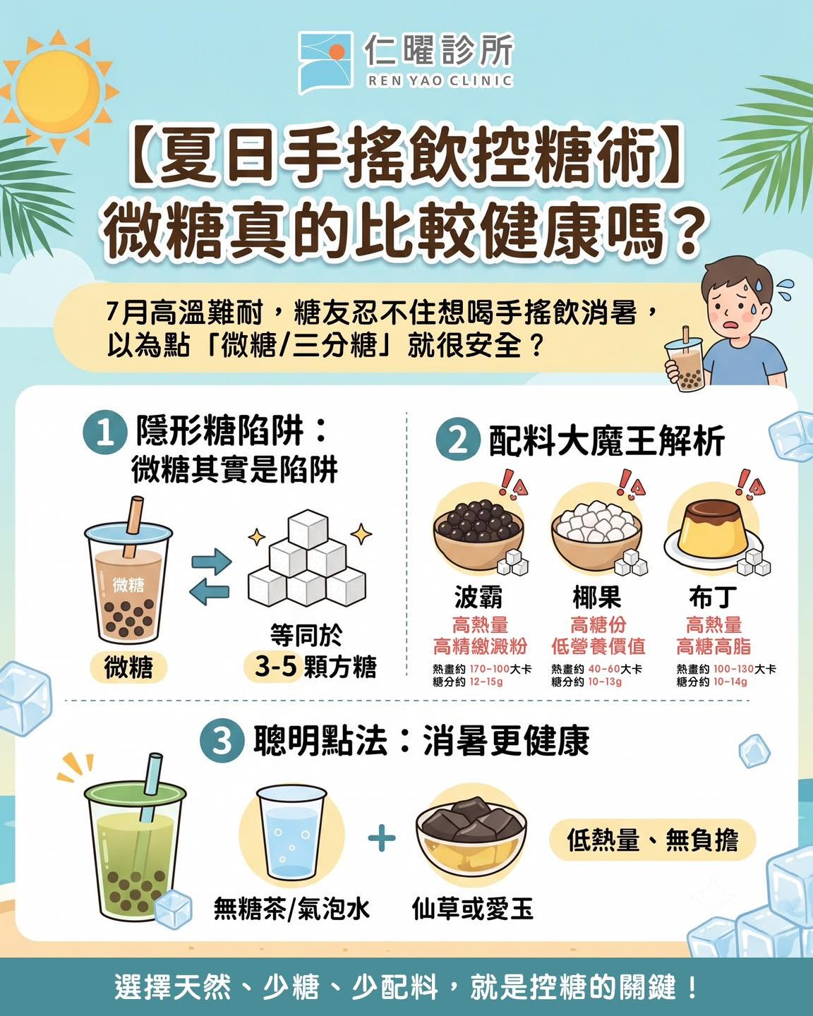 夏天喝飲料點「微糖」?其實你默默喝下了 5 顆方糖!